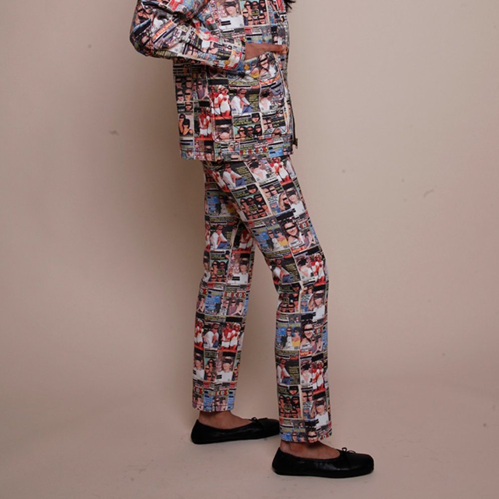 Rachel Antonoff tabloid thom jeans
